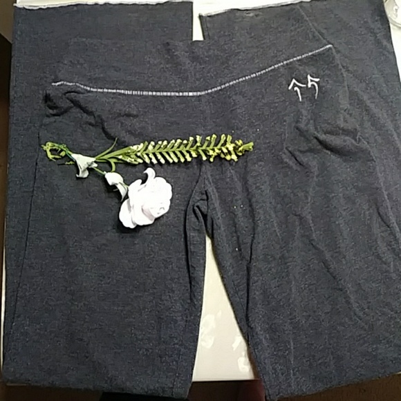 green apple yoga flare pants